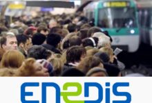 صورة تقريبية للإضطرابات التي لحقت شبكات النقل بباريس إثر انقطاع التيار الكهربائي صباح اليوم