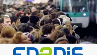 صورة تقريبية للإضطرابات التي لحقت شبكات النقل بباريس إثر انقطاع التيار الكهربائي صباح اليوم